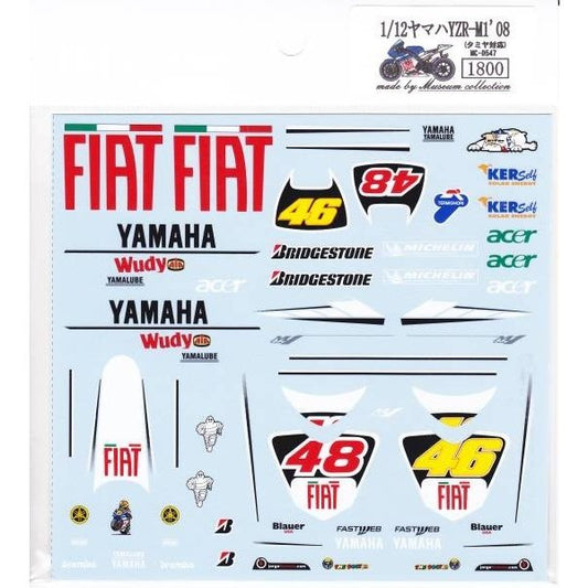 1/12 Yamaha YZR-M1 '08 [D547]