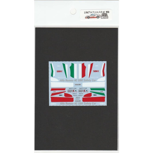 1/64 AlfaRomeo 4C SBK Safety Car [D885]