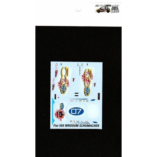 1/64 Fiat500 WROOM Schumacher [D804]