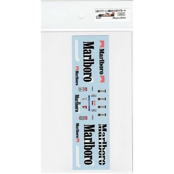 1/20 McLaren MP4/6 Collectors Club Tobacco [D343]