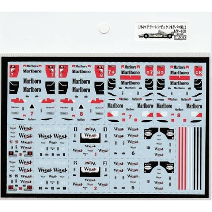 1/64 McLaren MP4/9-MP4/20 Number&Tobacco [D491]