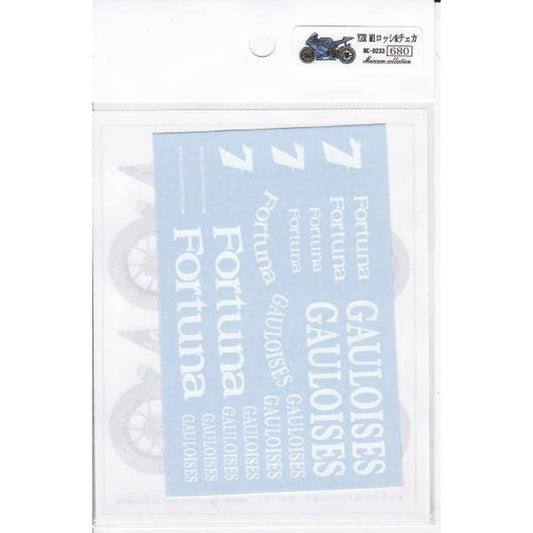 1/12 YZR M1 GAULOISES & Cheka test set [D233]