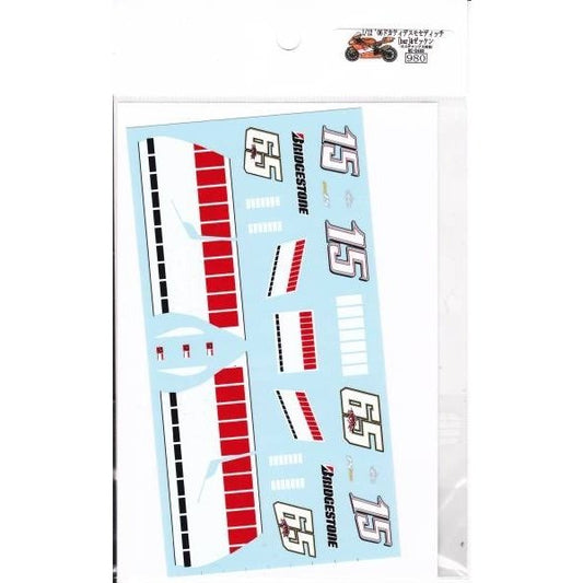 1/12 Ducati desmo '06 bar&number [D409]