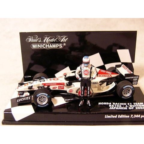 1/43 Honda RA106 Button 1stwin Tobacco [D517]