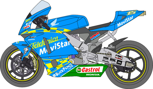 1/12 Honda RC211V '04 Telefonica Movistar [D199]