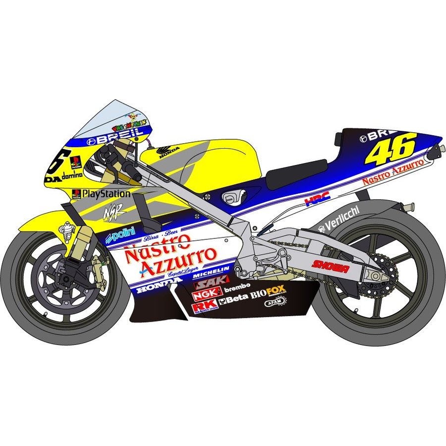 1/12 Honda NSR500 '00 Nastro azuro [D891]