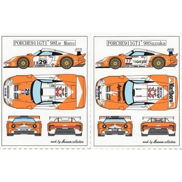 1/64 Porsche 911GT1 '98LM&'98Suzuka Tobacco [D513]