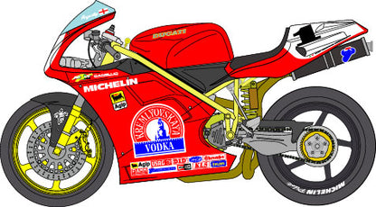 1/12 Ducati 916'95 Carl Fogarty [D155]