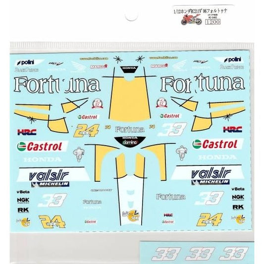 1/12 Honda RC211V '06 Fortuna Honda [D463]