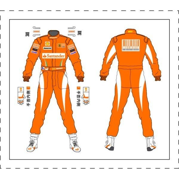 1/20 Ferrari F10 driver&additional logo [D631]