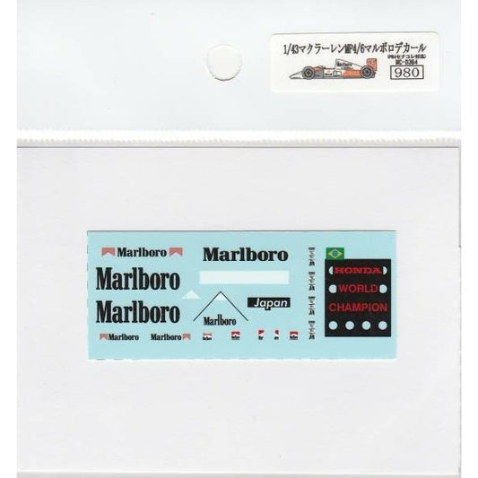 1/43 McLaren MP4/6 Tobacco [D364]