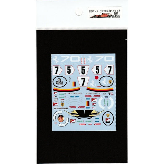 1/20 Ferrari SF70H Logo&Helmet [D911]