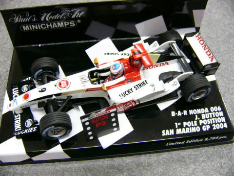 1/43 BAR006 J.Baton 1st pole Tobacco [D299]