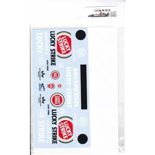 1/18 BAR006 American GP Tobacco Decal [D263]