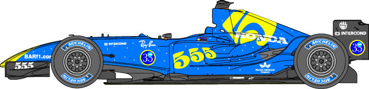 1/18 BAR006 China GP 555 A.Davidson [D283]