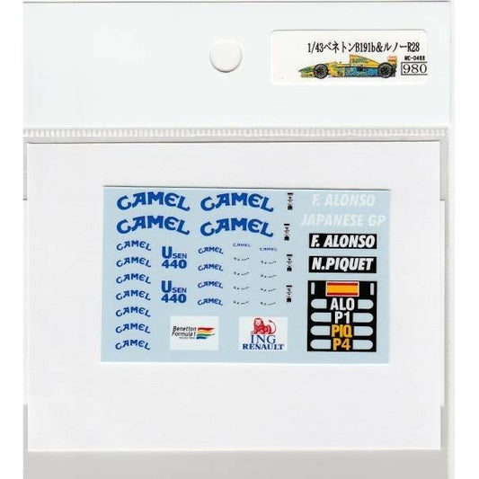 1/43 Benetton B191B & R2 Japan Grand Prix [D488]