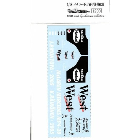 1/18 McLaren MP4/20 WEST&JNW [D339]