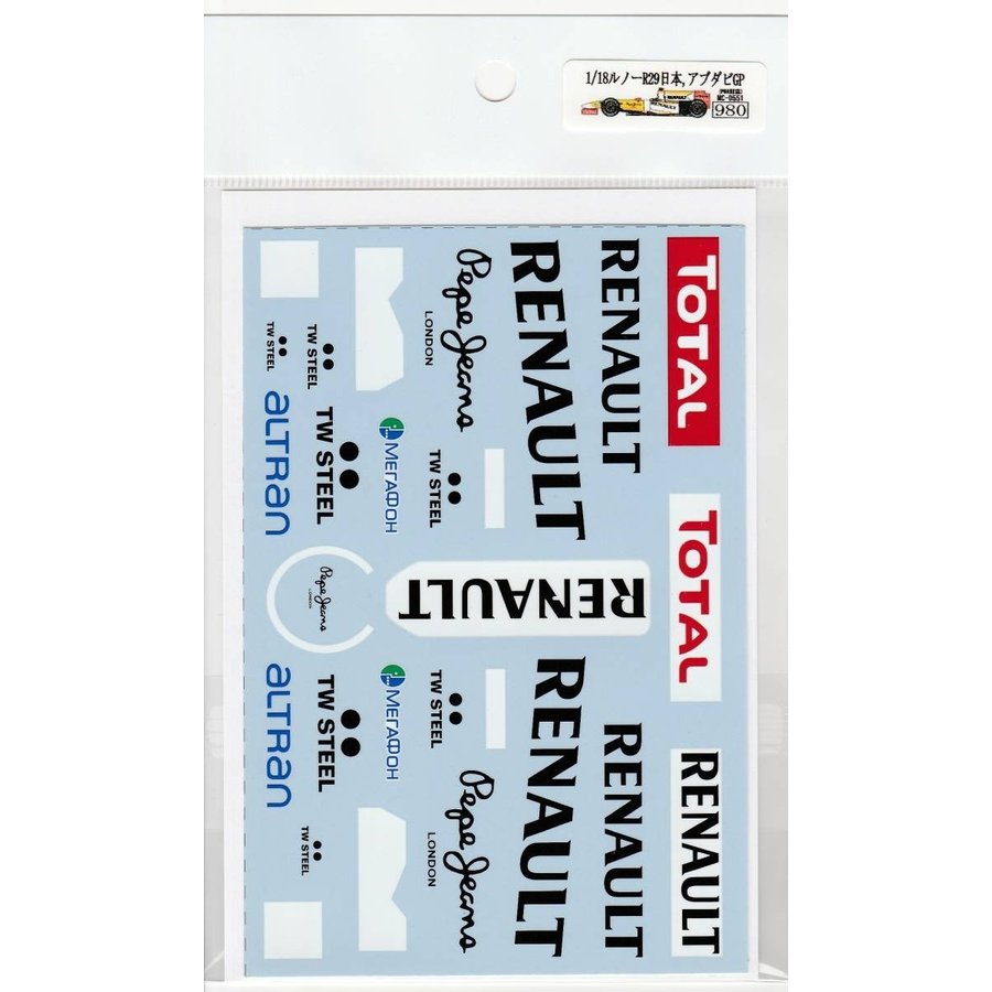 1/18 Renault R29 Japan, Abu Dhabi GP [D551]