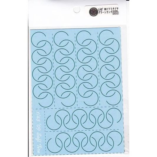 1/43'09 Soft Tire Green Ring Decal [D534]