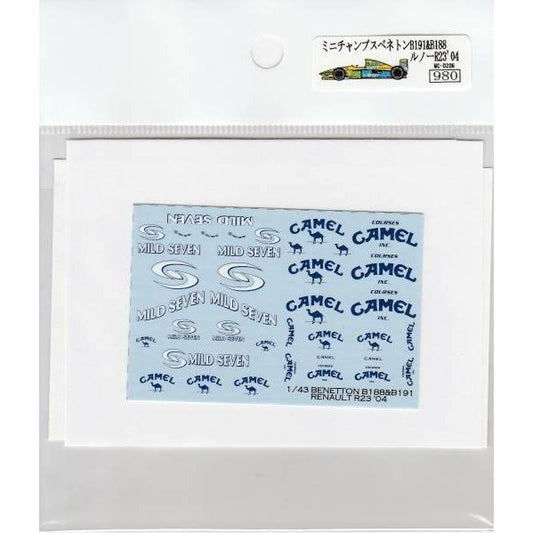 1/43 Benetton B191&B188 Renault R23 '04 Tobacco [D206]
