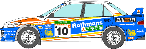 1/24 Mitsubishi Lancer Evo3 '95 New Zealand [D934]