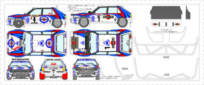 1/24 Lancia delta '92 Monte&Safari [D904]