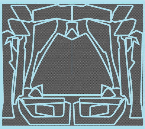 1/24 Lamborghini Veneno Carbon decal [D735]