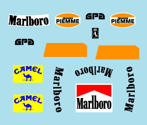 1/6 Helmet (Villeneuve, Prost, Patrese) [D402]