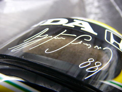1/2 helmet A. Senna '88 Tobacco [D489]