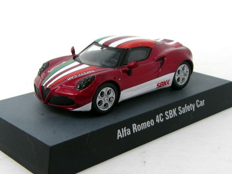 1/64 AlfaRomeo 4C SBK Safety Car [D885]