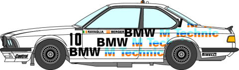 1/24 BMW 635 ETC Champion G. Berger [D180]