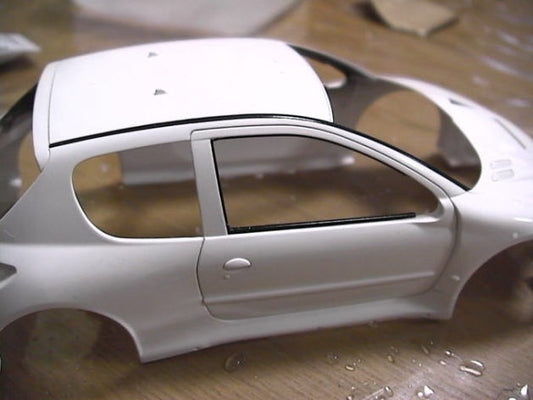 Large format black solid decal [D184]