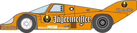 1/24 Porsche 956 Jaeger Meister [D196]