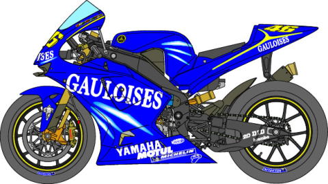 1/12 YZR M1 Gauloises & Fortuna [267]