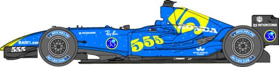 1/43 BAR006 China GP A. Davidson [D271]