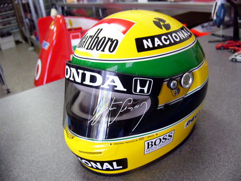 1/2 Helmet A. Senna '90, 91 Marlboro [D502]