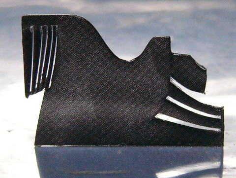 Transmission type carbon decal block [D715]