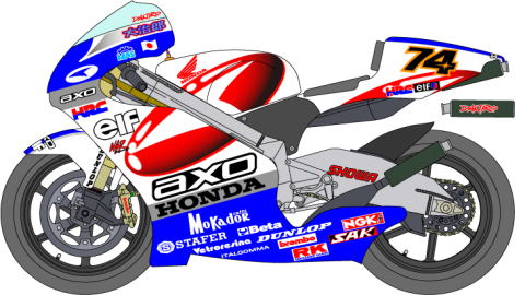 1/12 Honda NSR 250'00 Daijiro Kato [D620]