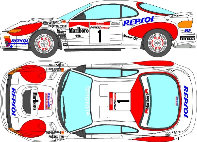 1/24 Toyota Celica '92 Corsica [D875]