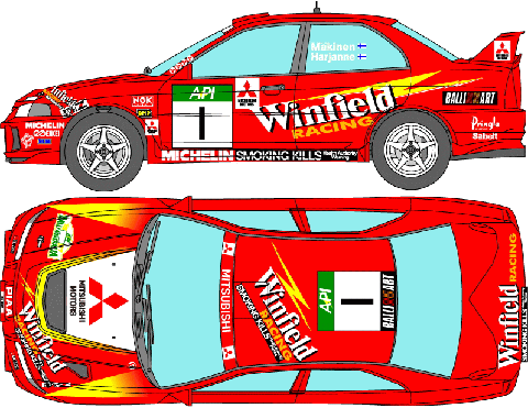 1/24 Mitsubishi Lancer evo.4'97 Australia [D874]