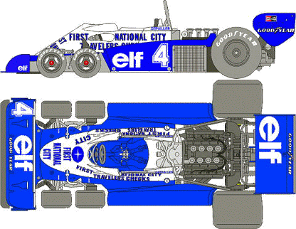 1/12 Tyrrell P34 '77 Monaco [D871]