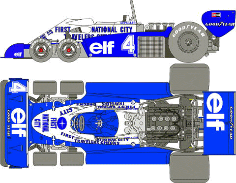 1/12 Tyrrell P34 '77 Monaco [D871]