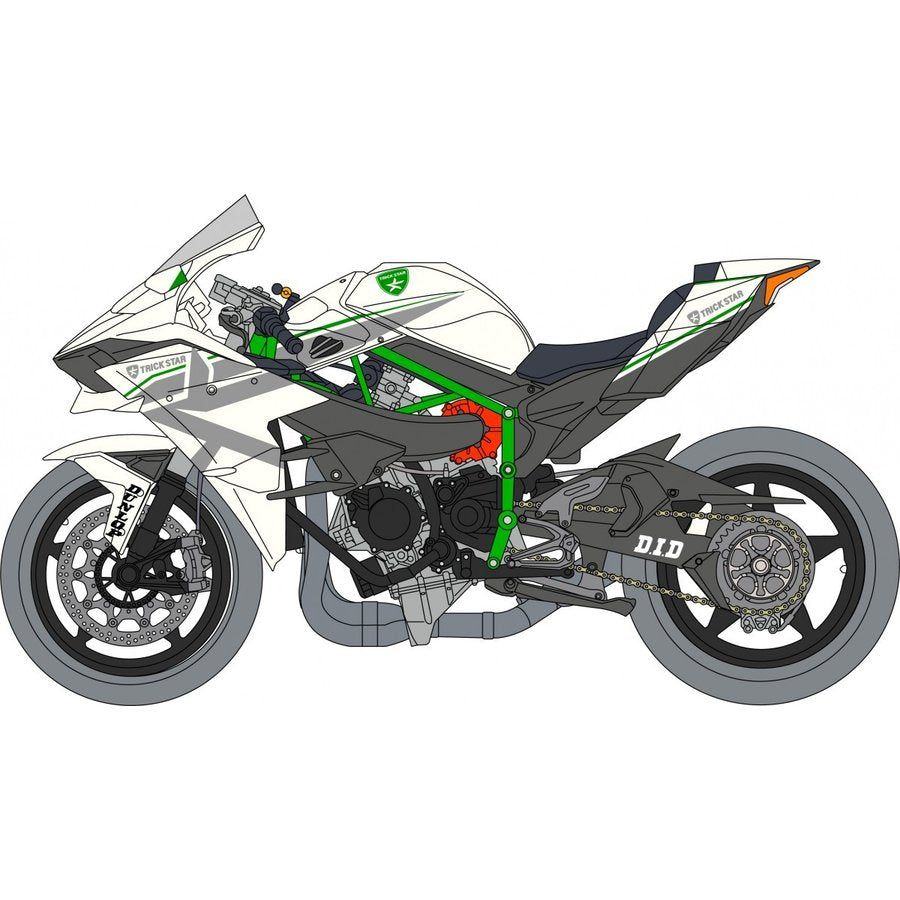 1/9 Kawasaki Ninja H2R T. S. Ver. [D950]