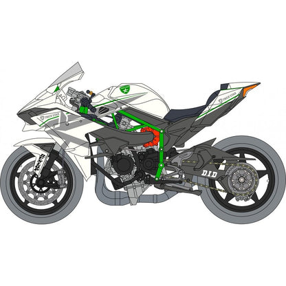 1/9 Kawasaki Ninja H2R T. S. Ver. [D950]