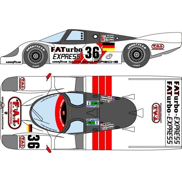 1/24 Dower Porsche 962C'94LM1st (Tamiya, Hasegawa) [D764]