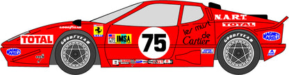 1/24 Ferrari 365GTB4 / BB'77LM # 75 [D970]