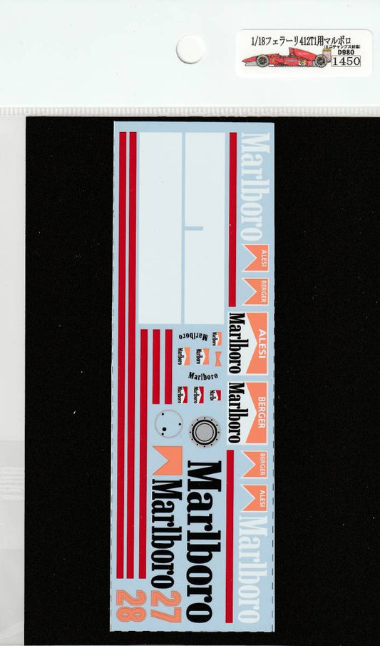 1/18 Ferrari 412 T1 Tobaco Logo [D980]