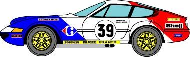1/24 Ferrari 365GTB / 4'72LM # 39 [D971]