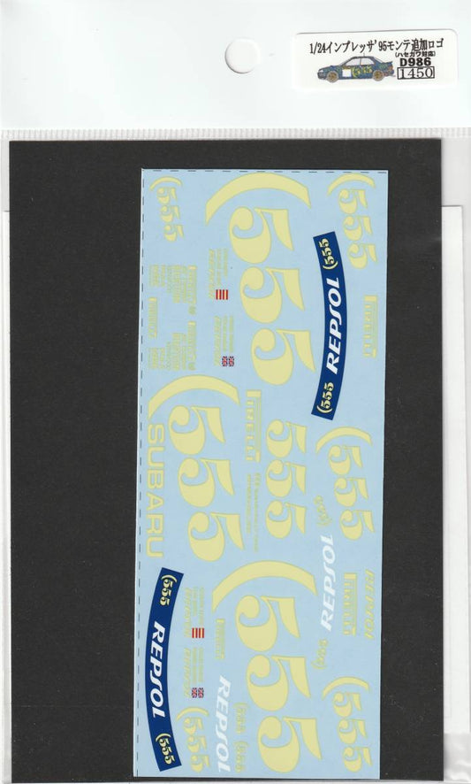 1/24 Subaru Impreza '95 Monte additional logo [D986]