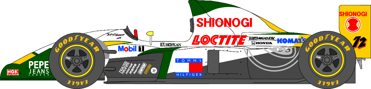 1/20 Lotus 107C PacificGP [D989]
